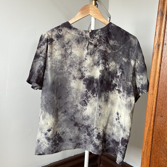 Naturally Dyed 100% Silk Blouse - Picture 4 of 4